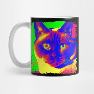 Snowshoe Pop Art - Cat Lover Gift Mug